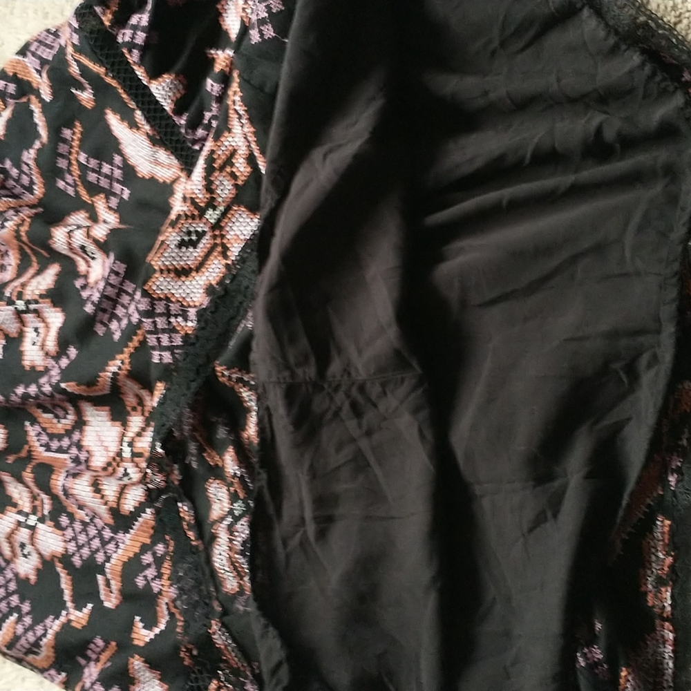 Anthropologie embroidered black motif dress - Picture 10 of 17